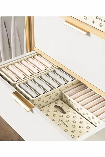 Generic منظم خزانة ملابس قابل للطي، مكون من 3 قطع