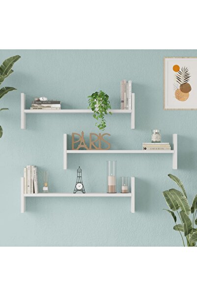 Yurupa Wall 23 Duvar Rafı Beyaz WAL23-W