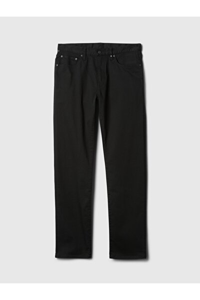 GAP Erkek Siyah Straight Fit City Jean Pantolon