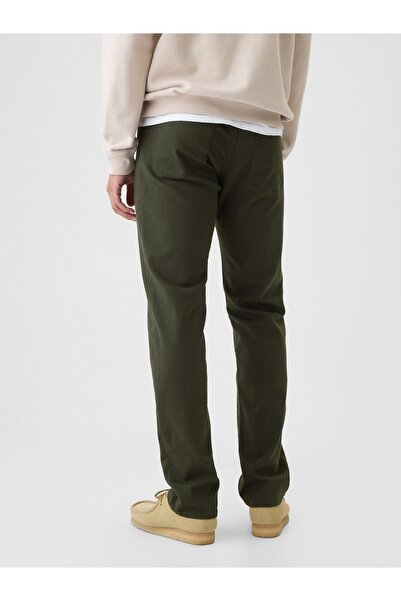 GAP Erkek Haki Straight Fit City Jean Pantolon