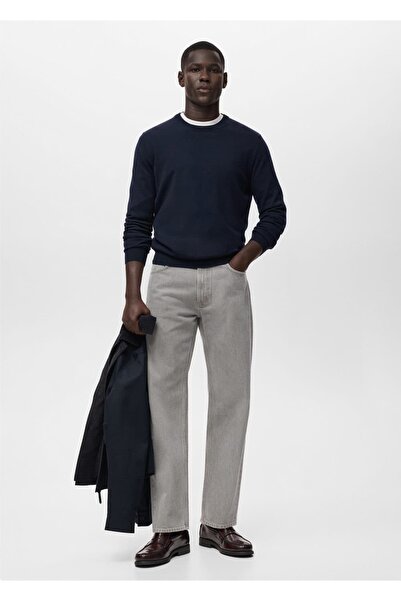 MANGO Man Moby düz kesim jean pantolon
