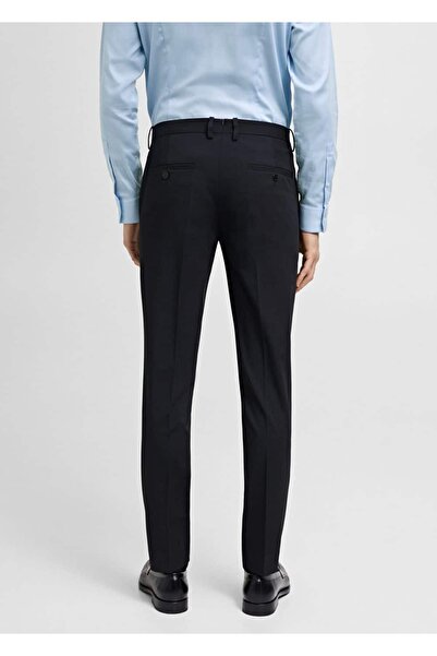 MANGO Man Süper slim fit streç kumaştan kumaş pantolon