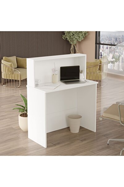 Yurupa Bega H 90cm Ofis Karşılama Bankosu Beyaz BEG20-W