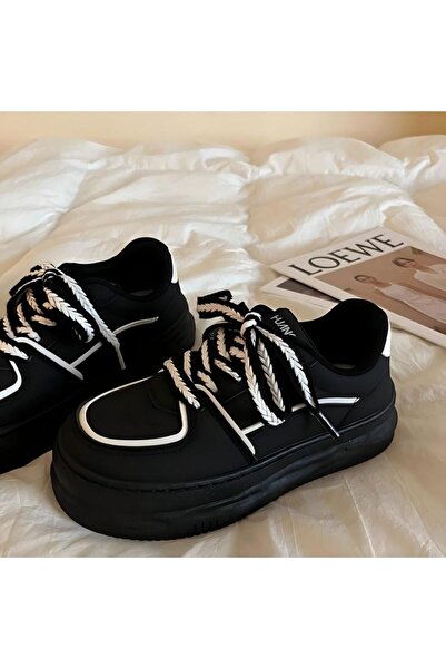 Generic Women's Thick Sole Sneakers Low Top Walking Shoes, Comfortable Casual Shoes
