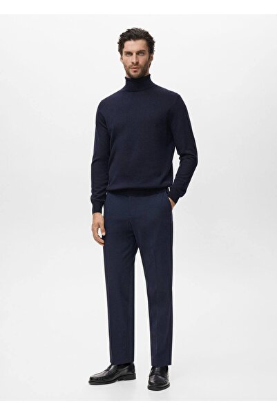 MANGO Man %100 yün boğazlı kazak