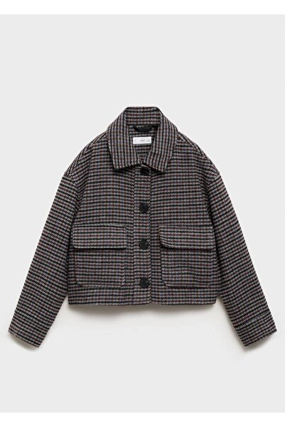 MANGO Kids Yün tüvit palto