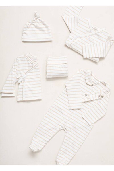 MANGO Baby Çizgili pamuklu body
