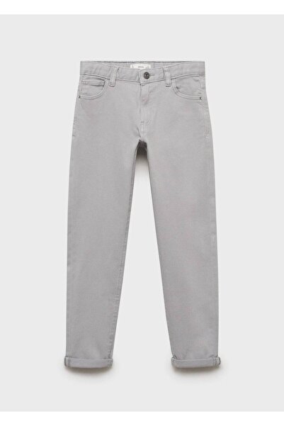 MANGO Kids Düz kesim pantolon