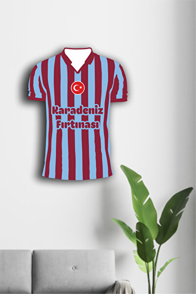 RMK Dekor Forma Tablo MDF – Bordo Mavi Karadeniz Ruhu | Modern Dekoratif Tablo