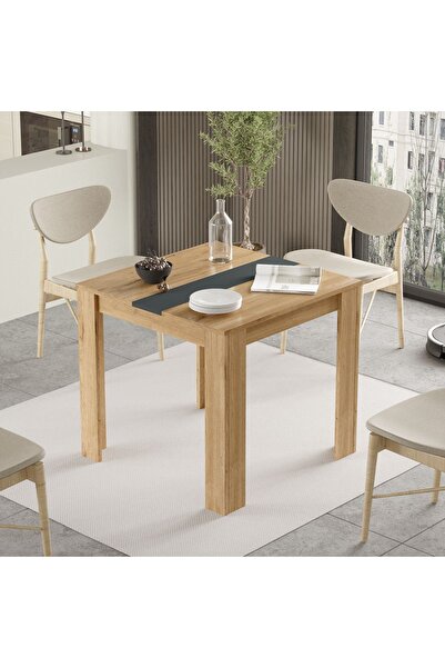 Yurupa Aven Yemek Masası 80x80 Sepet-Antrasit AVE20-SA