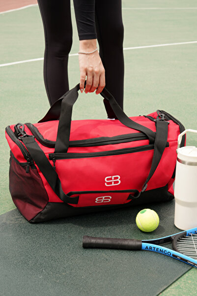 Solo Bag Medium Size Unisex Fabric Sports Casual Fitness and Travel Bag with Shoe Eyes