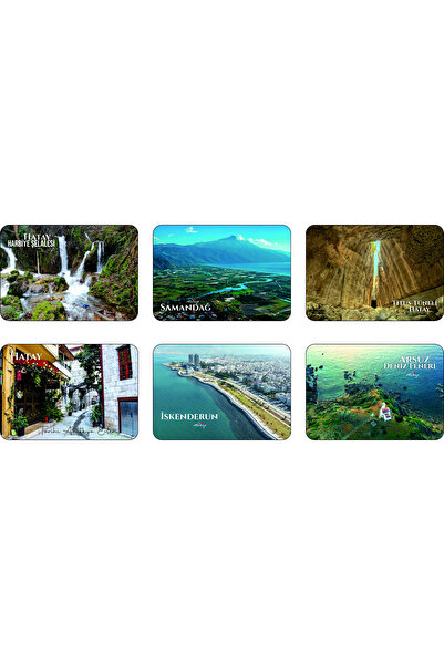 Photo Garage Buzdolabı Magneti - Hatay- Ahşap Magnet Akdeniz Bölgesi