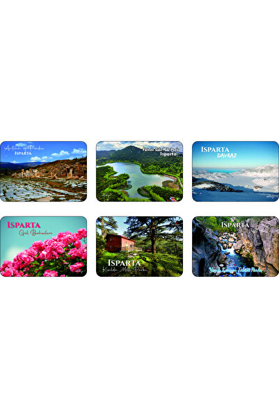 Photo Garage Buzdolabı Magneti - Isparta- Ahşap Magnet Akdeniz Bölgesi