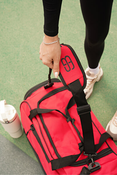 Solo Bag Medium Size Unisex Fabric Sports Casual Fitness and Travel Bag with Shoe Eyes