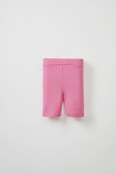Marvy Pink Ribbed Strap Blouse - Mini Shorts