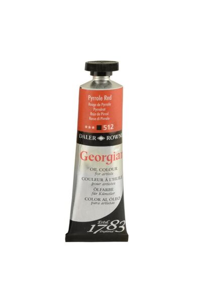 Daler Rowney Georgian Yağlı Boya 37ml Pyrrole Red 512