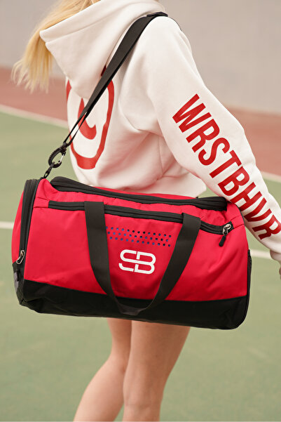 Solo Bag Ayakkabı Gözlü Havalandırmalı Kırmızı Spor Fitness Ve Seyahat Çantası