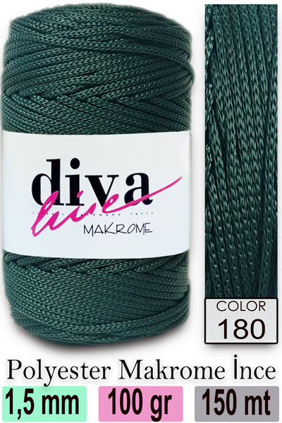 Diva İplik Diva Macrame String 180 Duck Head