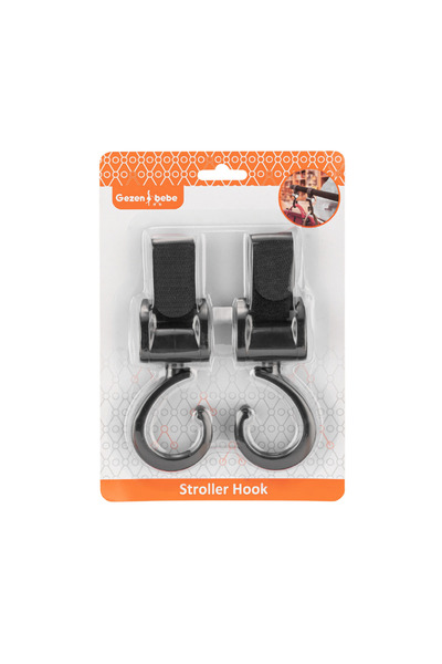 Gezenbebe Universal Stroller Bag Hooks | Stroller Hook for Hanging Diaper, Shopping Bags & Accessory