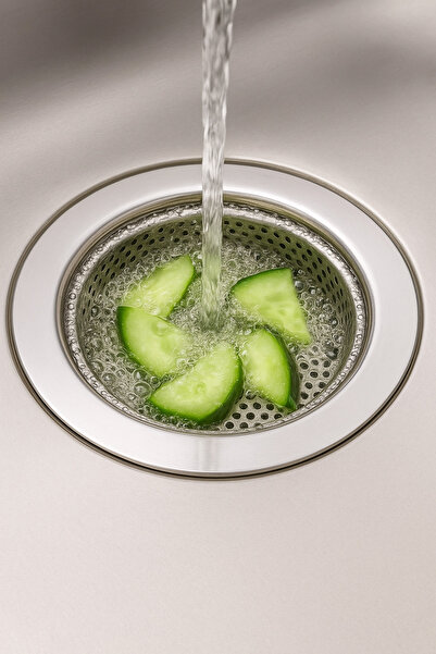 SYN AKSESUAR Paslanmaz Çelik Lavabo Süzgeci, Mutfak Lavabo Tıkanıklık Önleyic...