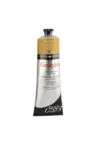 Daler Rowney Kargo Bedava Georgian Yağlı Boya 225ml 663 Yellow Ochre