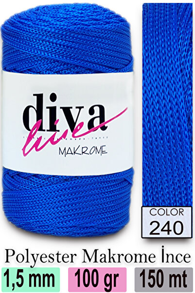 Diva İplik Діва Макроме Іпі 240