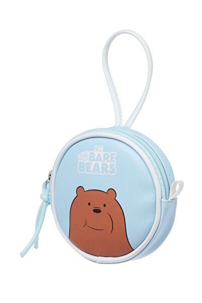 Miniso We Bare Bears Lisanslı Mini Bozuk Para Çantası (Mavi)