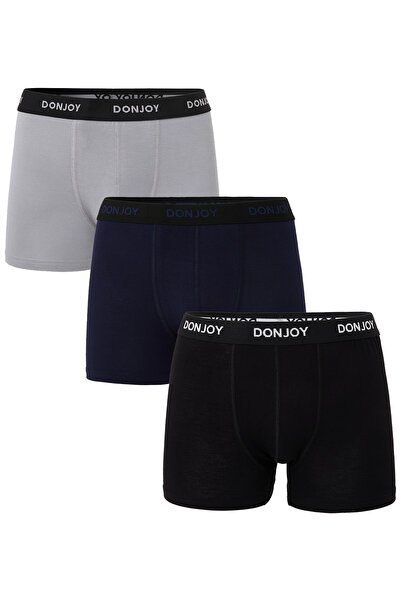 don joy Boxer pentru bărbați, 3 bucăți, din bambus, cu talie elastică