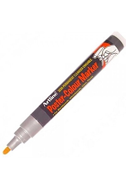 artline Poster Markörü Uç:4,0mm Metalik Gümüş
