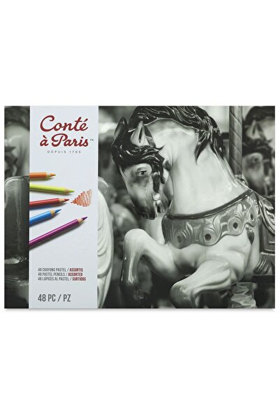 Conte a Paris Pastel Kalem Seti Karton Kutu (48 renk)