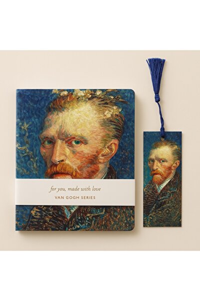 YLDZ دفتر فان جوخ مطبوع عليه صورة 160 صفحة غلاف صلب غير مبطن وخياطة سلكية 48 ...