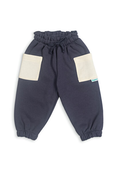 Zuppers Thick Cotton Jogger Pants with Baby Pockets - Navy