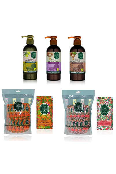 Eyüp Sabri Tuncer لوشن أيوب صبري تونجر لليدين والجسم 250 مل × 3، مناديل مبللة...