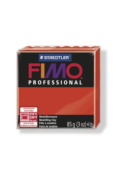 Staedtler Fimo Professional Modelleme Kili 85gr Kırmızı 8004-200