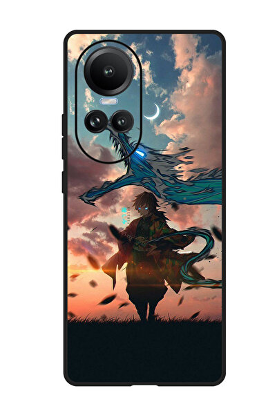 Theodor جراب واقٍ مضاد للخدش والصدمات لهاتف Oppo Reno 10/10 Pro أنيمي قاتل ال...