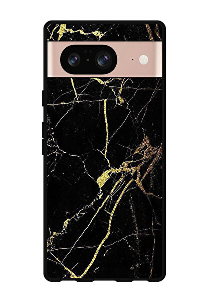 Theodor جراب واقٍ مضاد للخدش والصدمات لهاتف Google Pixel 8 بملمس رخامي