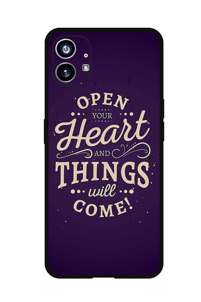 Theodor جراب واقٍ مضاد للخدش ومقاوم للصدمات لهاتف Nothing Phone 1 افتح قلبك