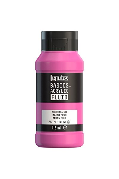 Liquitex Basics Fluid Akrilik Boya 118ml Medium Magenta 500