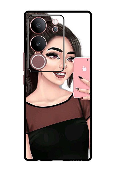 Theodor جراب واقٍ مضاد للخدش والصدمات لهاتف Vivo V29 - V29 Pro، صنع صور سيلفي