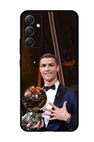 Theodor جراب واقٍ مضاد للخدش والصدمات لهاتف سامسونج جالاكسي F54 رونالدو