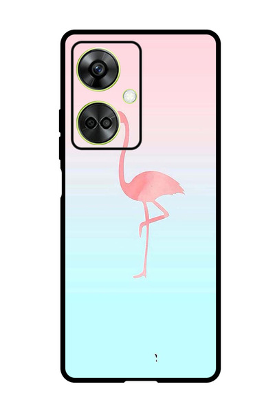 Theodor جراب واقٍ مضاد للخدش والصدمات لهاتف OnePlus Nord CE 3 وردي فلامنغو