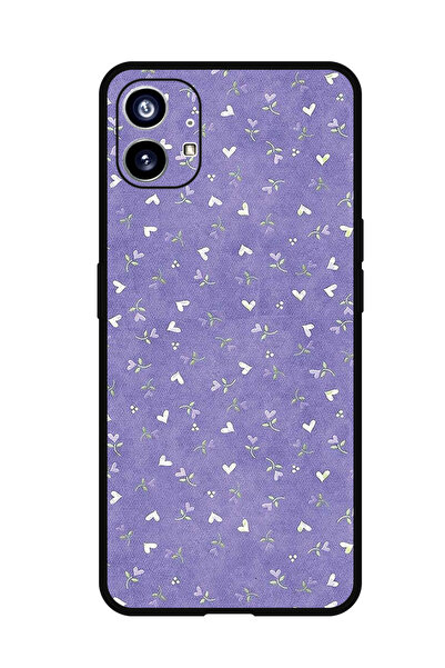 Theodor حافظة واقية مضادة للخدش والصدمات لهاتف Nothing Phone 1 بخلفية قلوب أر...