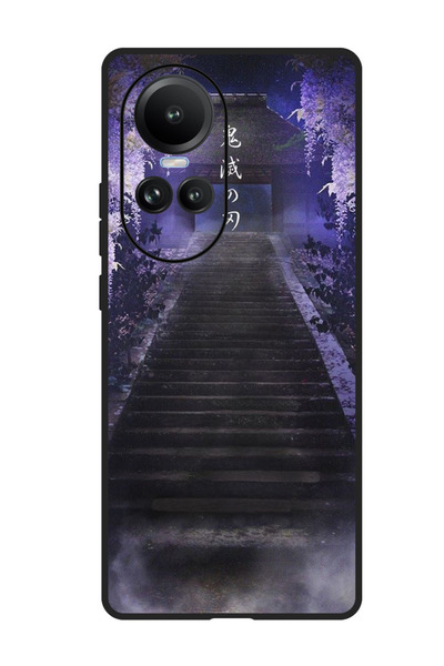 Theodor جراب واقٍ مضاد للخدش والصدمات لهاتف Oppo Reno 10/10 Pro قاتل الشياطين