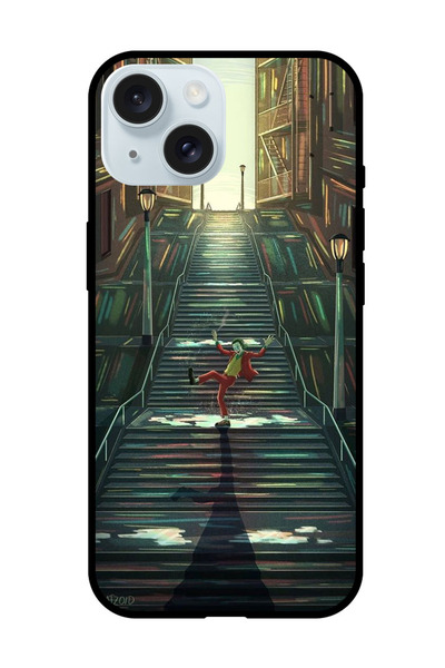 Theodor جراب واقٍ مضاد للخدش والصدمات لهاتف iPhone 15 الجوكر على الدرج