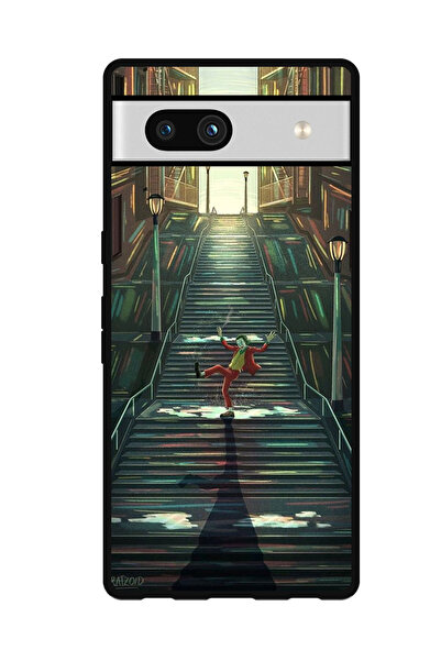 Theodor جراب واقٍ مضاد للخدش والصدمات لهاتف Google Pixel 7a الجوكر على الدرج