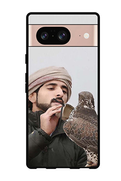Theodor جراب واقٍ مضاد للخدش والصدمات لهاتف Google Pixel 8، تصميم نسر الشيخ ح...