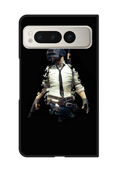 Theodor جراب واقٍ مضاد للخدش والصدمات لهاتف Google Pixel Fold Pubg Player