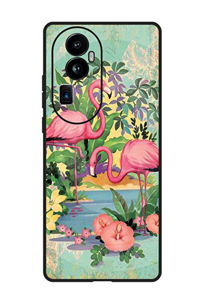 Theodor جراب واقٍ مضاد للخدش والصدمات لهاتف Oppo Reno 10 Pro Plus بتصميم طيور...