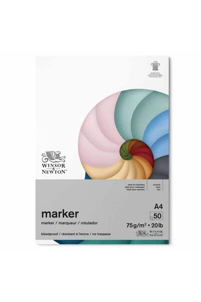 Winsor Newton Winsor&Newton Bleedproof Marker Pad 75gr Akma Yapmayan Markör B...
