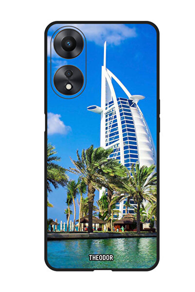 Theodor جراب واقٍ مضاد للخدش والصدمات لهاتف Oppo A98 برج دبي